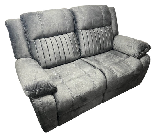 Techno 3, 2 or 1 Seater Electric Recliner Sofa Charcoal Grey Fabric