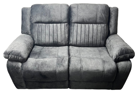 Techno 3, 2 or 1 Seater Electric Recliner Sofa Charcoal Grey Fabric