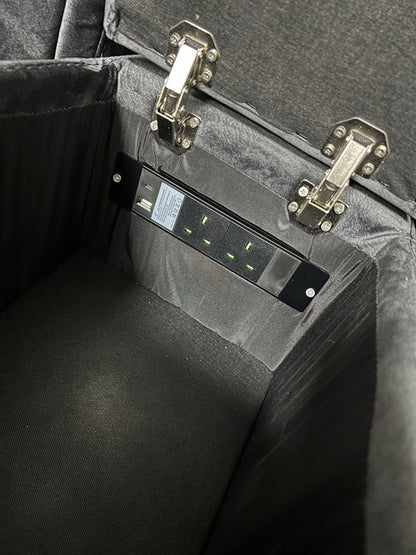 The Roxy Electric Corner Sofa 2+2 Seater Recliner In Grey