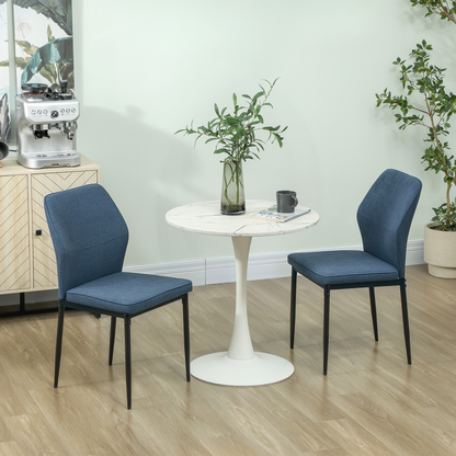 Stylish Velvet Dining Chairs - Ergonomic Support & Space-Saving Design