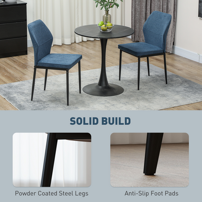 Stylish Velvet Dining Chairs - Ergonomic Support & Space-Saving Design