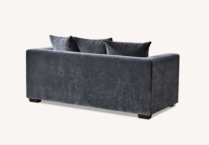 The Gracemary Steel Grey Boucle 3 + 2 Seater Premium Sofa Steel Boucle Fabric