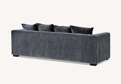 The Gracemary Steel Grey Boucle 3 + 2 Seater Premium Sofa Steel Boucle Fabric