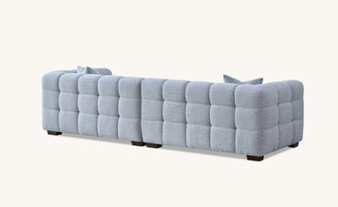 The Bubble Tribeca Pearl Boucle 4 Seater Premium Sofa Boucle Fabric