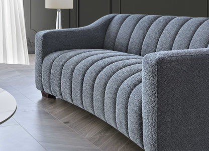 The Kelly Iron Boucle 3 Seater Premium Sofa Iron Boucle Fabric