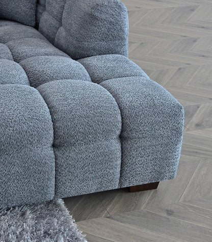 The Bubble Iron Boucle Fabric Right Hand Corner Tribeca Sofa