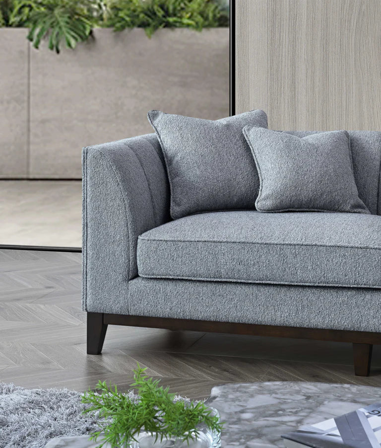 The Cooper Dolphin Boucle Right Hand Corner Premium Sofa Dolphin Boucle Fabric