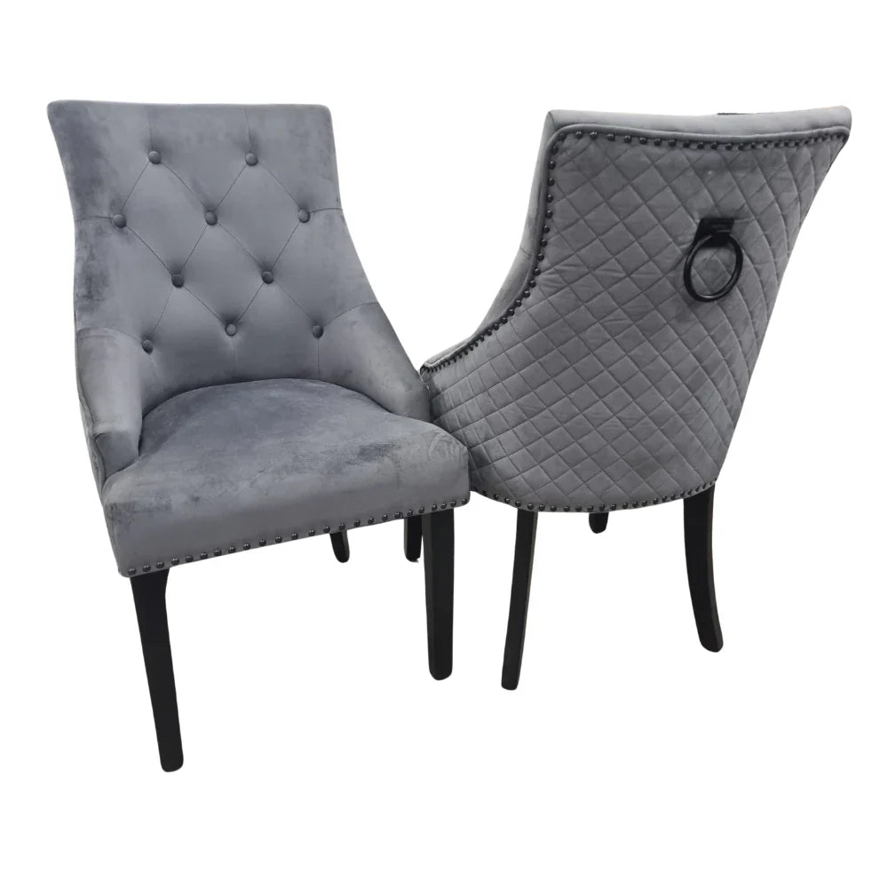 Bentley Dining Chair with Black Legs