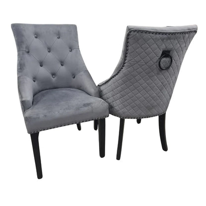 Bentley Dining Chair with Black Legs