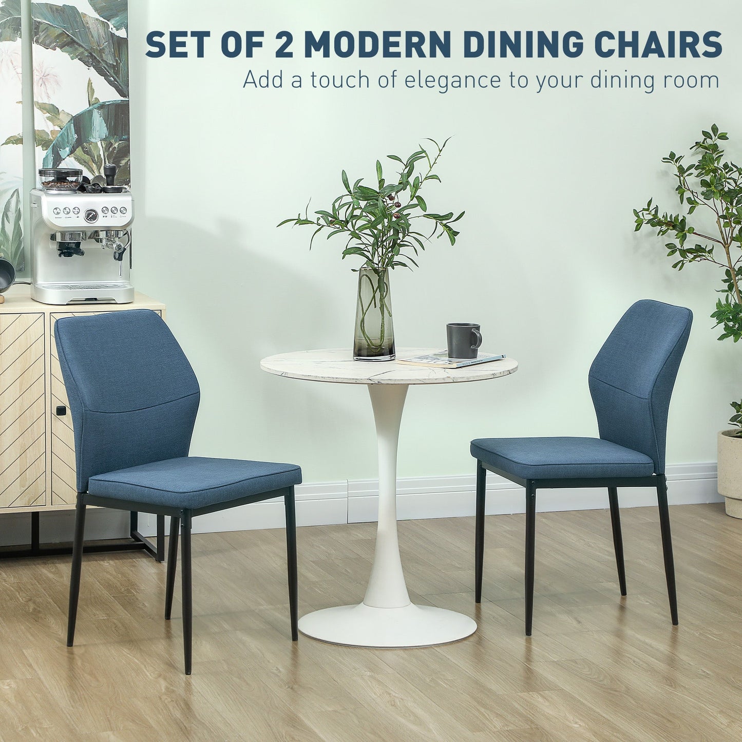 Stylish Velvet Dining Chairs - Ergonomic Support & Space-Saving Design