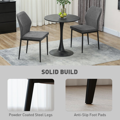 Stylish Velvet Dining Chairs - Ergonomic Support & Space-Saving Design