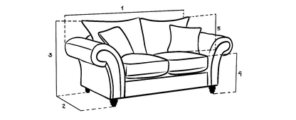 Chesterfield Stone Velvet Fullback 2 Seater Sofa