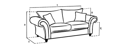 Chesterfield Grey Velvet Fullback 3 Seater Sofa