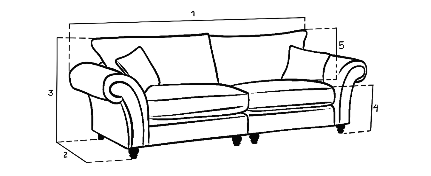 Chesterfield Stone Velvet Fullback 4 Seater Sofa