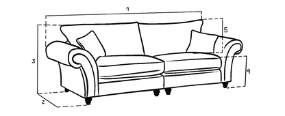 Chesterfield Stone Velvet Fullback 4 Seater Sofa