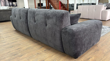 The Bubble Charcoal Black Boucle Cloud Fabric 2 Seater Sofa