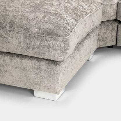 Bishop Scatterback Sofa Truffle Fabric U Shape Corner Sofa