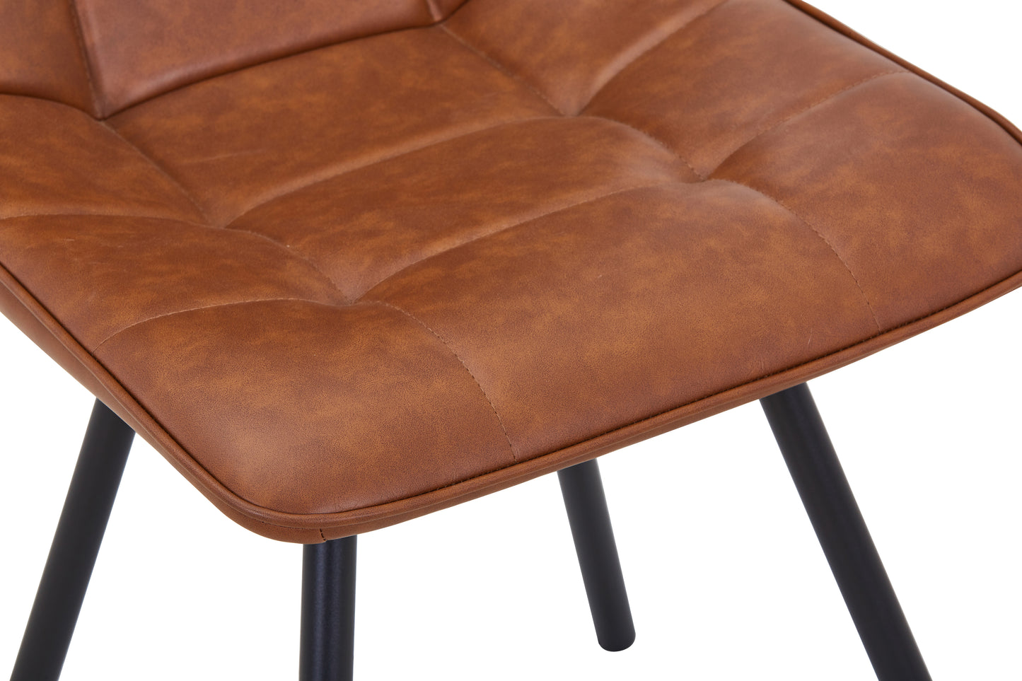 Alnwick Leather Effect Tuscan Tan Dining Chair