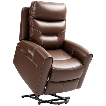 Aurora  Overstuffed Riser and Reclining Chair with USB Ports, Remote
